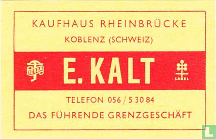 Kaufhaus E. Kalt