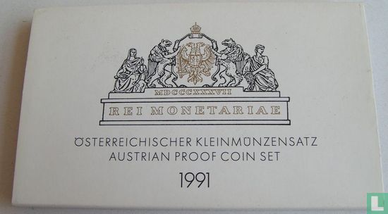 Austria mint set 1991 (PROOF) - Image 1
