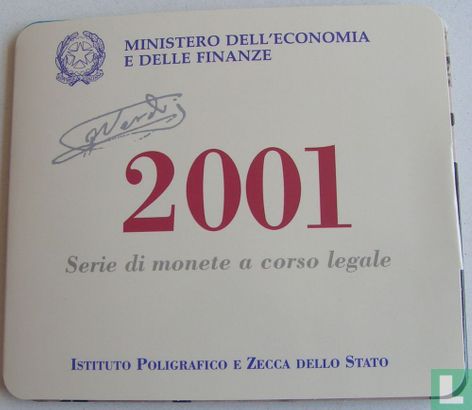 Italië jaarset 2001 - Afbeelding 1