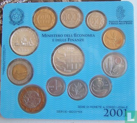 Italy mint set 2001 - Image 3