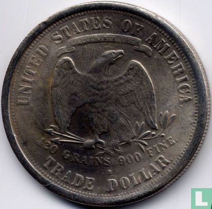 Replica USA 1 ("trade") dollar 1876 S  - Image 2