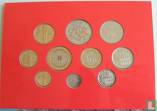 Monaco mint set 1995 - Image 3