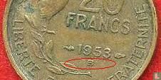 Frankreich 20 Franc 1953 (B) - Bild 3