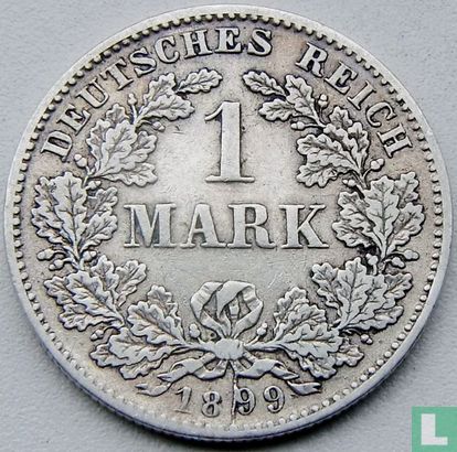 German Empire 1 mark 1899 (D) - Image 1