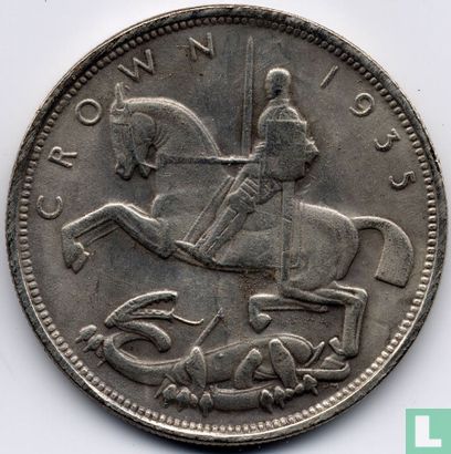 Groot Brittannië 1 crown 1935 replica - Image 1