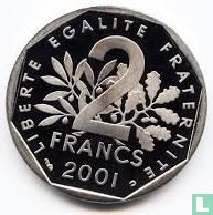 France 2 francs 2001 (BE) - Image 1
