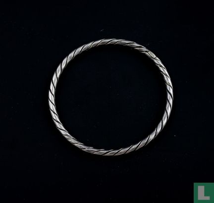Zilveren Armband, Gedraaid Model - Afbeelding 1