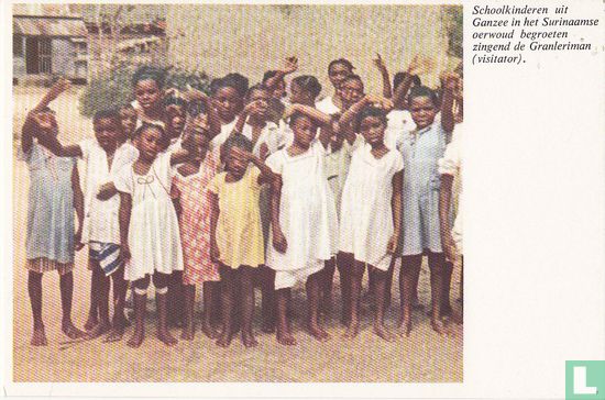 Schoolkinderen uit Ganzee  - Afbeelding 1