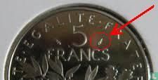 Frankreich 5 Franc 1994 (Delphin) - Bild 3