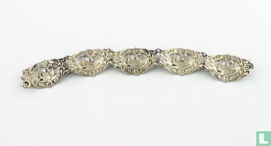 Zilveren Armband, Met Hollands Tafereel - Image 3