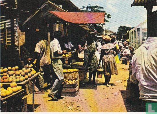 Markt in Paramaribo - Afbeelding 1