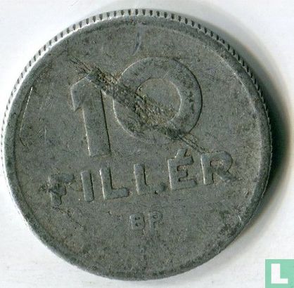 Hongarije 10 fillér 1962 - Afbeelding 2