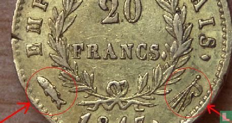 France 20 francs 1813 (Utrecht) - Image 3