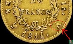 France 20 francs 1811 (A) - Image 3