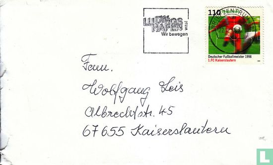 Briefzentrum ?? - Deutscher Fußballmeister 1998