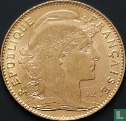 France 10 francs 1909 - Image 2