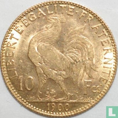 Frankrijk 10 francs 1900 - Afbeelding 1