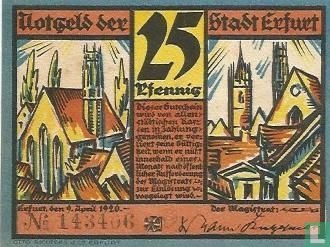 Erfurt 25 Pfennig - Image 1