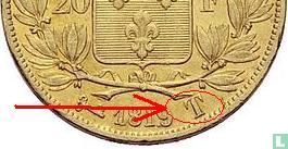 Frankrijk 20 francs 1819 (T) - Afbeelding 3