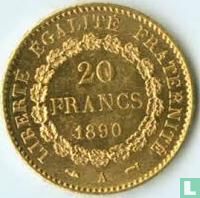 Frankreich 20 Franc 1890 - Bild 1