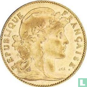 France 10 francs 1901 - Image 2