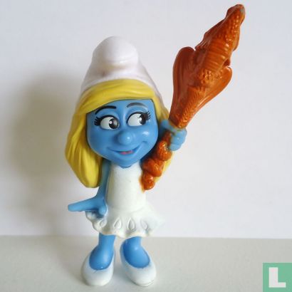 Smurfette with magic wand