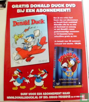 Gratis Donald Duck DVD bij een abonnement!