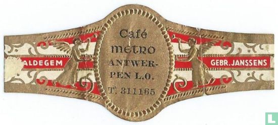 Café metro Antwer-pen L.O. T. 311165 - Maldegem - Gebr. Janssens - Afbeelding 1