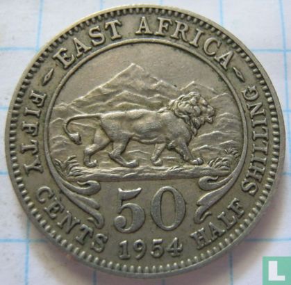 Afrique de l'Est 50 cents 1954 - Image 1