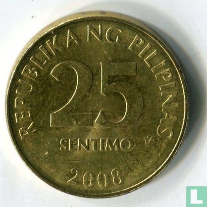 Filipijnen 25 sentimo 2008 - Afbeelding 1