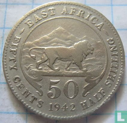 Afrique de l'Est 50 cents 1942 - Image 1
