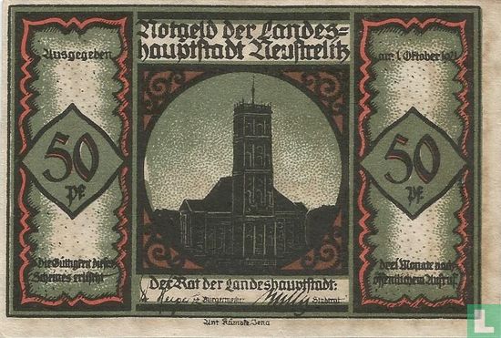 Neustrelitz 50 Pfennig - Afbeelding 2