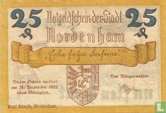 Nordenham 25 Pfennig - Image 1