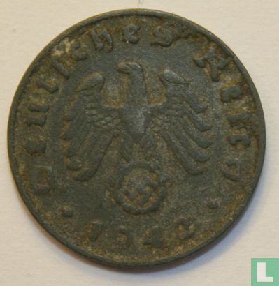 Duitse Rijk 1 reichspfennig 1942 (B) - Afbeelding 1