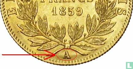Frankrijk 5 francs 1859 (A - goud) - Afbeelding 3