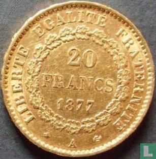 France 20 francs 1877 - Image 1