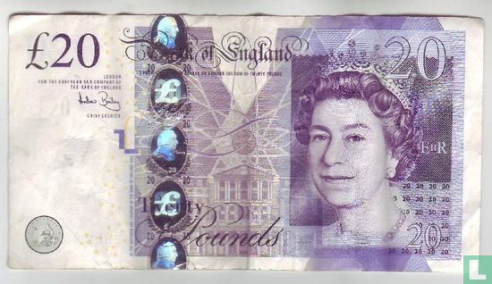 United Kingdom 20 pounds - Image 1