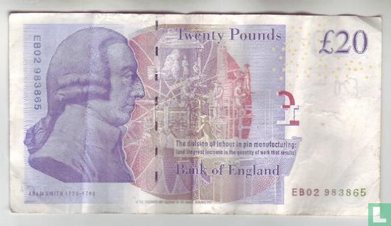 United Kingdom 20 pounds - Image 2