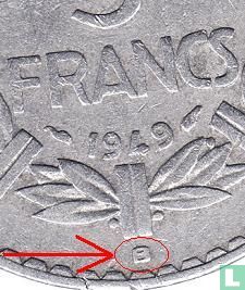 France 5 francs 1949 (B) - Image 3