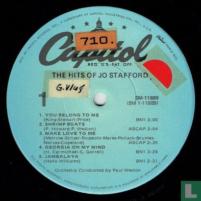 The Hits of Jo Stafford - Afbeelding 3