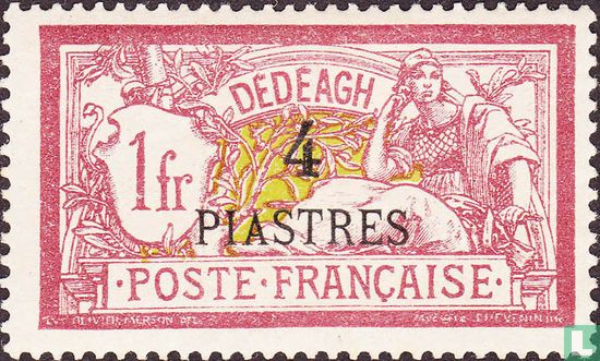 Allegory (Type Merson), with overprint