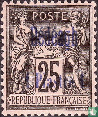 Peace and Trade, with overprint 