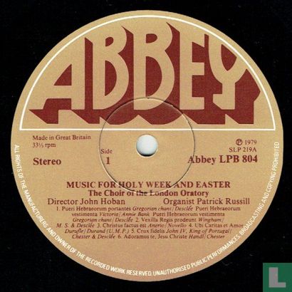 Music for the Holy Week & Easter - Afbeelding 3