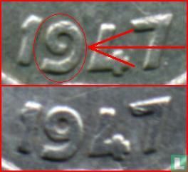 Frankrijk 5 francs 1947 (aluminium - zonder B, 9 geopend) - Afbeelding 3