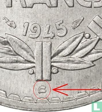 Frankrijk 5 francs 1945 (B) - Afbeelding 3