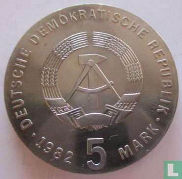 DDR 5 mark 1982 "200th anniversary Birth of Friedrich Fröbel" - Afbeelding 1