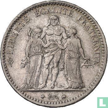 France 5 francs 1878 (A) - Image 2