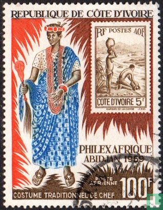 Chief and postage stamp from 1936