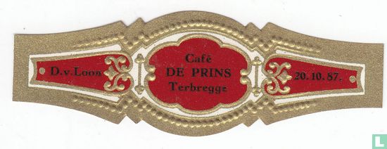 Cafe De Prins Terbregge - DvLoon - 20.10.87. - Image 1