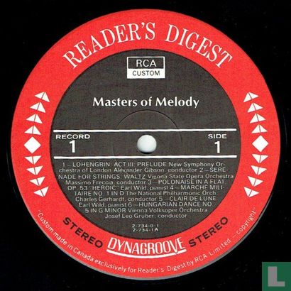 Masters of Melody - 22 light classical favorites - Image 3